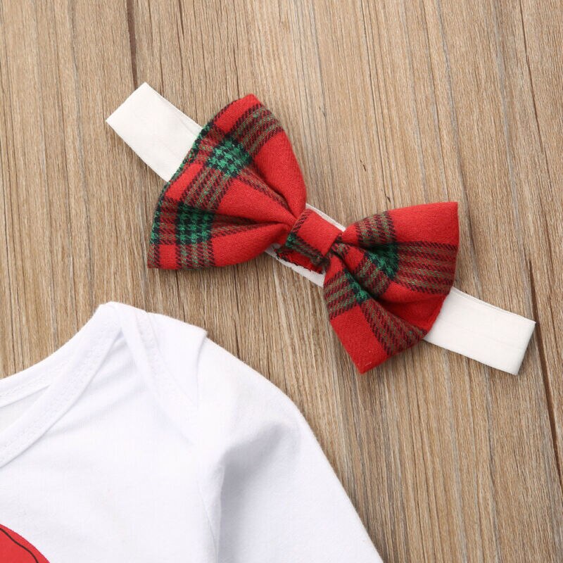 Pudcoco Autumn Christmas kids Baby Girl Clothes