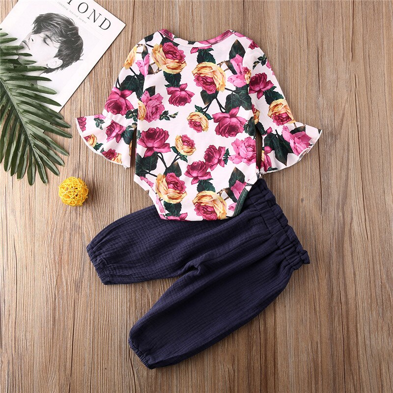 Pudcoco Autumn Newborn kids Baby Girl Clothes Long