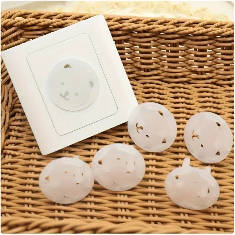 10pcs Bear EU Power Socket Electrical Outlet Baby Kids Child Safety