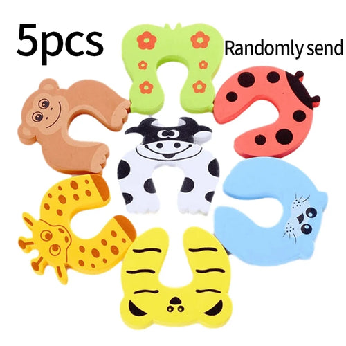 2/5pcs Door Stops Blocker Baby Door Stop Baby Protections Baby Door