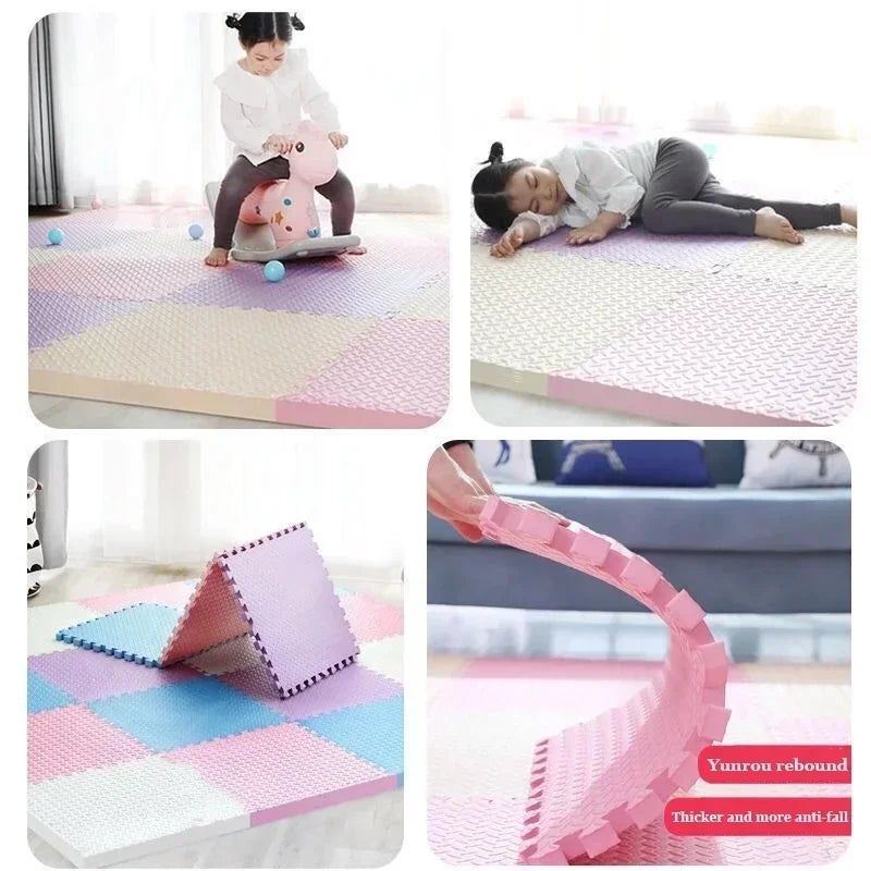 8-16pcs Baby Puzzle Floor Kids Carpet Bebe Mattress EVA Foam Baby