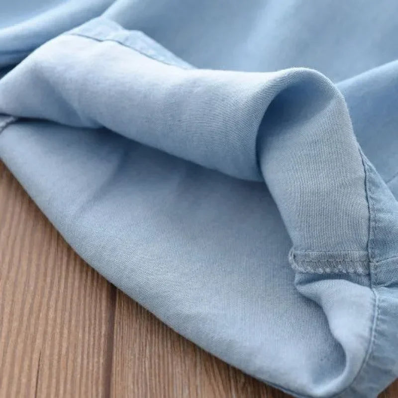 Children Wide Leg Pants Casual Thin Chiffon