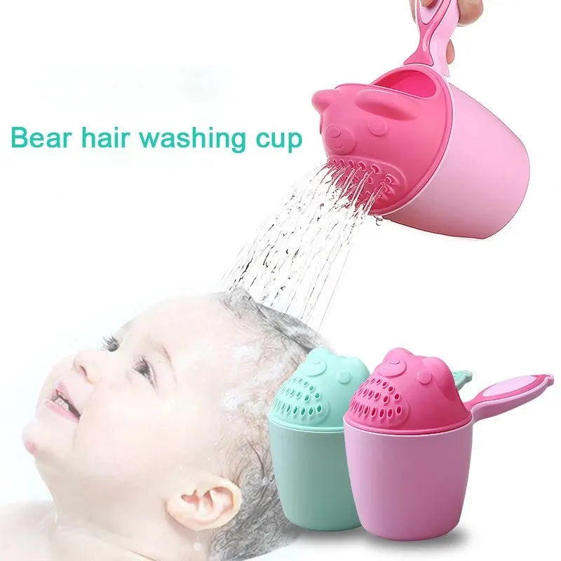 Baby Bath Caps Toddler Shampoo Cup Children Bathing Bailer Kids Shower