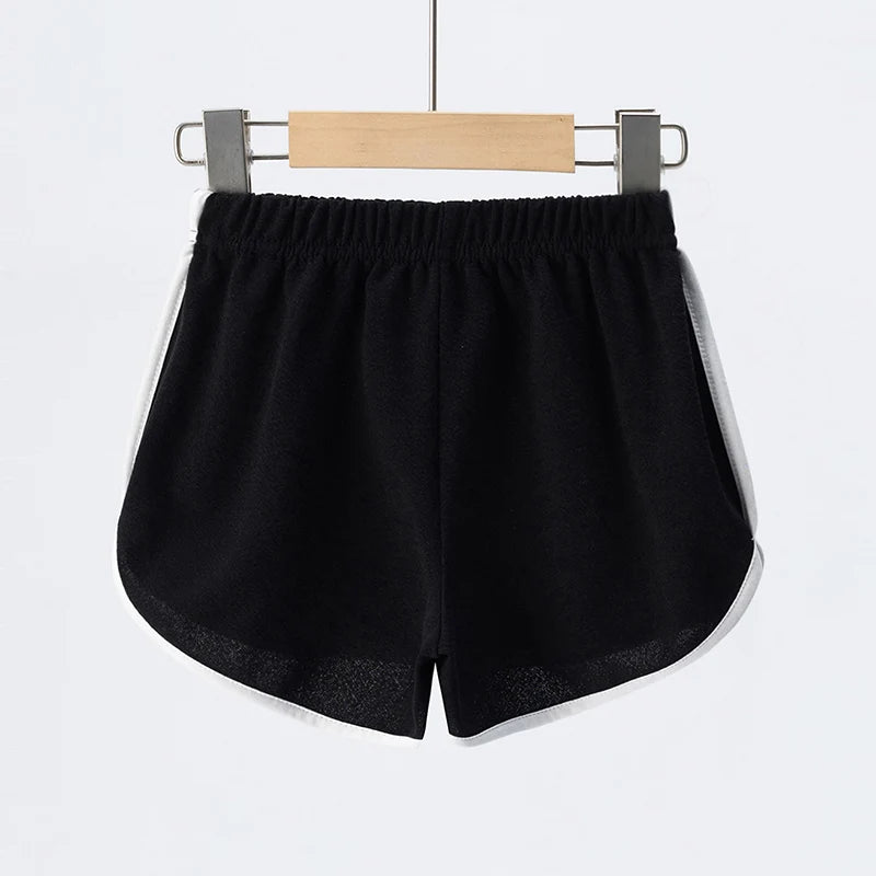 4/1 Pcs Children's Solid Color Basic Shorts