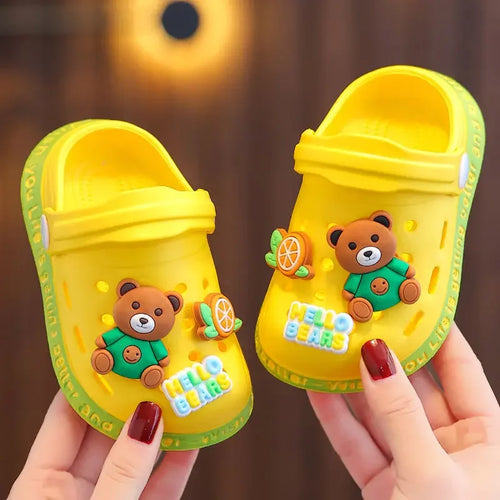 Children's Slippers Cute Cartoon Girls Boys with Soft Soles Baby Bags