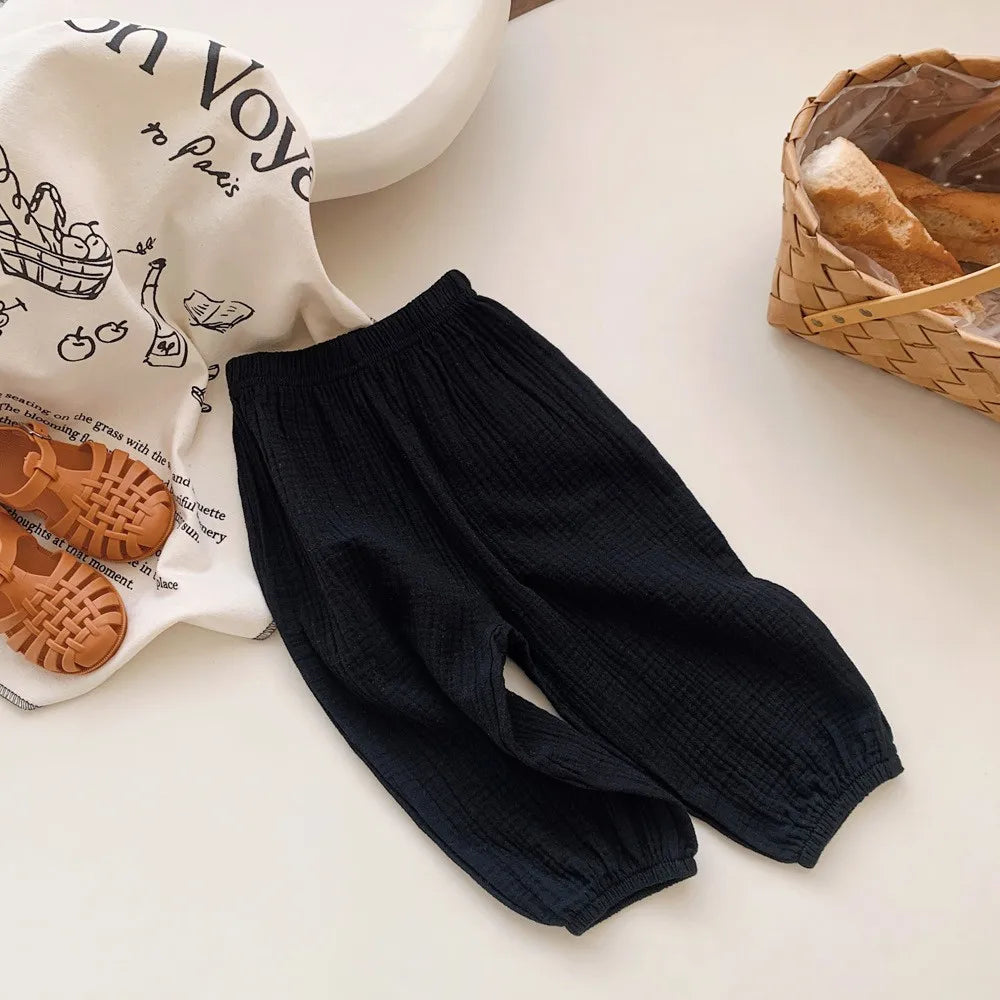 Mosquito Resistant Pants Toddler New Casual Loose