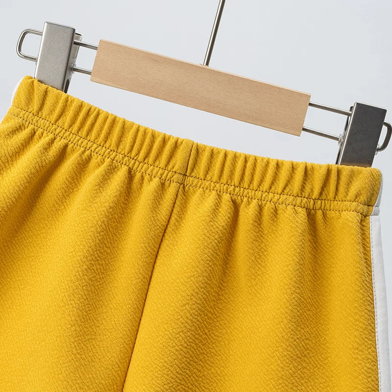 4/1 Pcs Children's Solid Color Basic Shorts