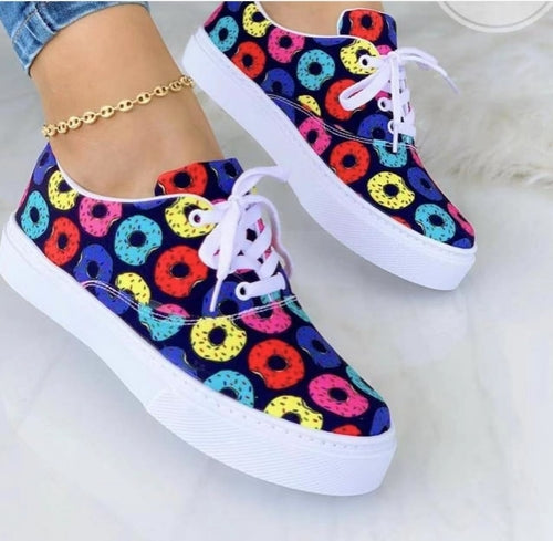 Fashion Graffiti Women Shoes