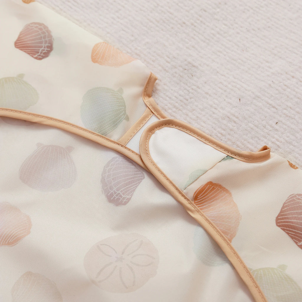 1 Pc Waterproof Baby Bibs Cute Infant Eating Child Drawing Long Sleeve