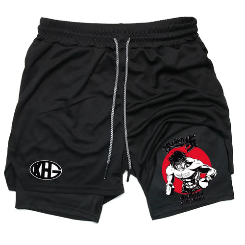 Anime IPPO Compreesion Shorts for Men Gym Workout Running Athletic 2