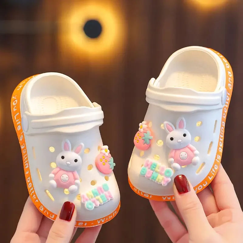 Children's Slippers Cute Cartoon Girls Boys with Soft Soles Baby Bags