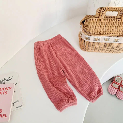 Mosquito Resistant Pants Toddler New Casual Loose