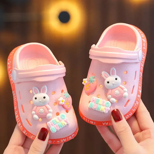 Children's Slippers Cute Cartoon Girls Boys with Soft Soles Baby Bags