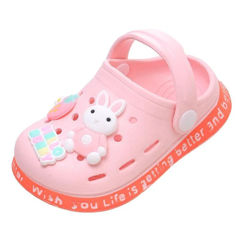 Children's Slippers Cute Cartoon Girls Boys with Soft Soles Baby Bags