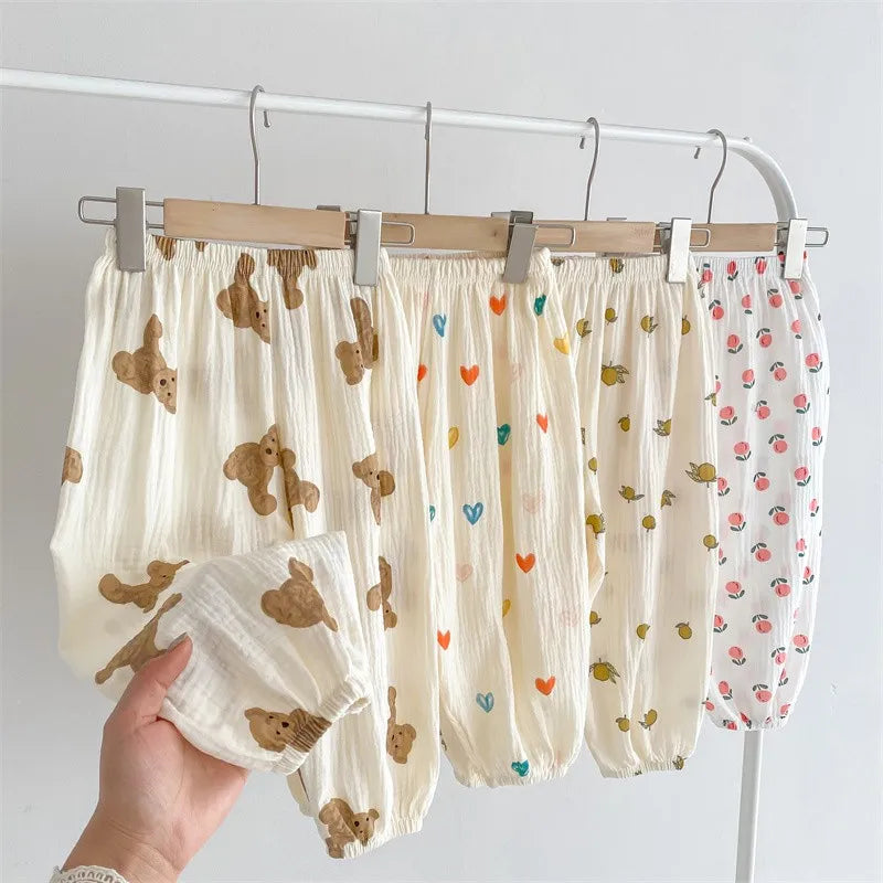 Mosquito Proof Pants For Boys Girls Full Printing