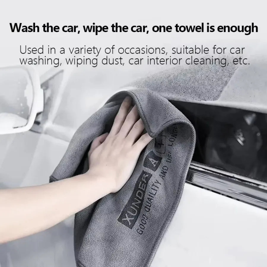 Car Towel Microfiber Auto Wash Towel Car Cleaning Drying Cloth Hemming