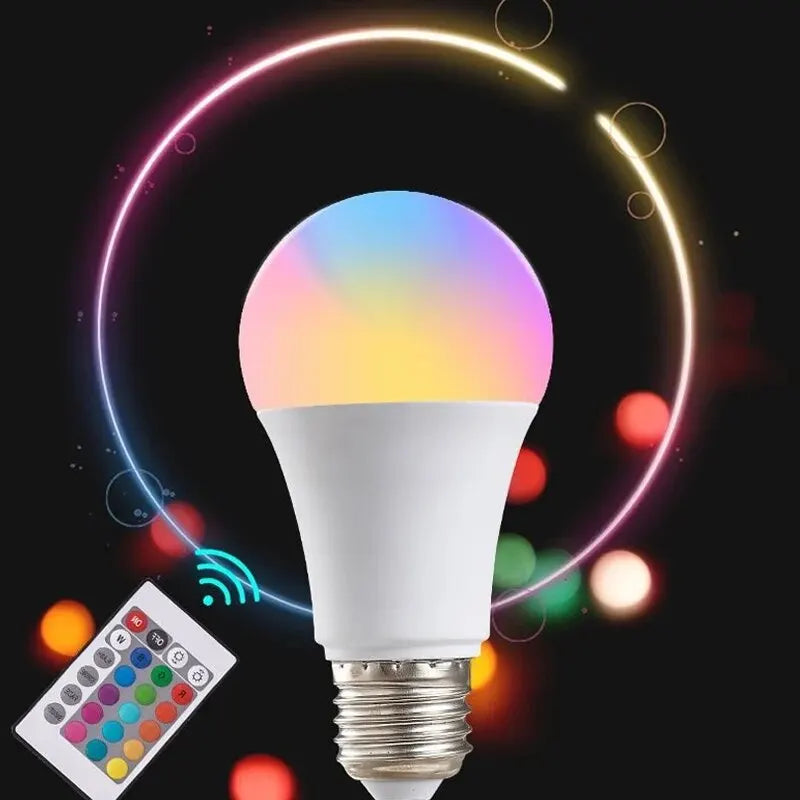 16 Colors RGB Bulb LED Multicolor Bulb E27 220V Household Lighting