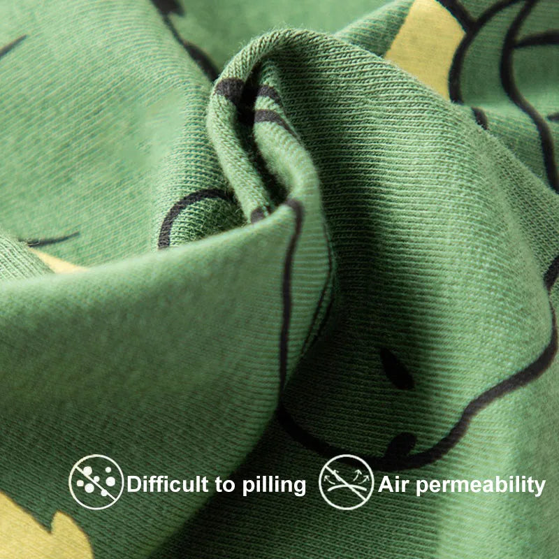 Multipack Dinosaur Pattern Athflow Style Boys Boxer Briefs Cotton Kids