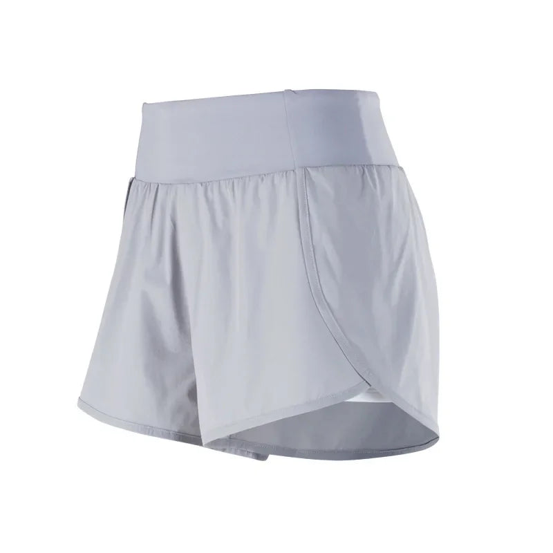 Women's High-Waisted Loose Workout Shorts Quick-Dry Yoga Running