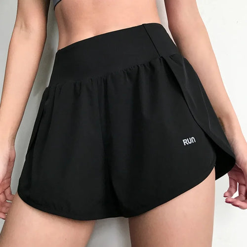 Women's High-Waisted Loose Workout Shorts Quick-Dry Yoga Running