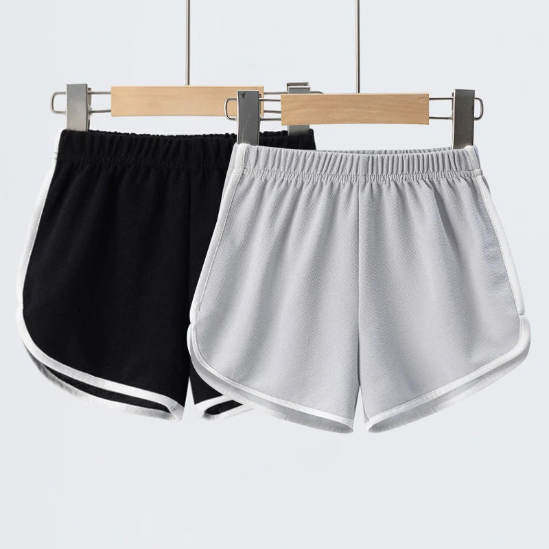 4/1 Pcs Children's Solid Color Basic Shorts