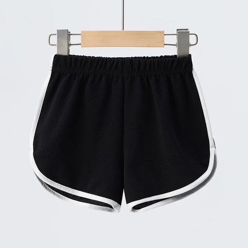 4/1 Pcs Children's Solid Color Basic Shorts