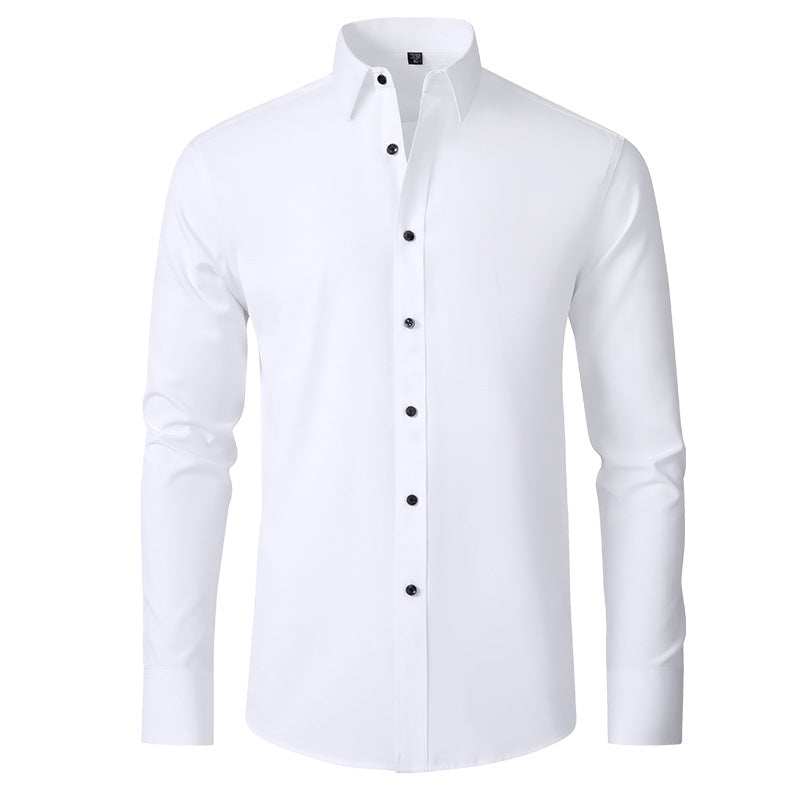 Full Elastic Force Shirt Men