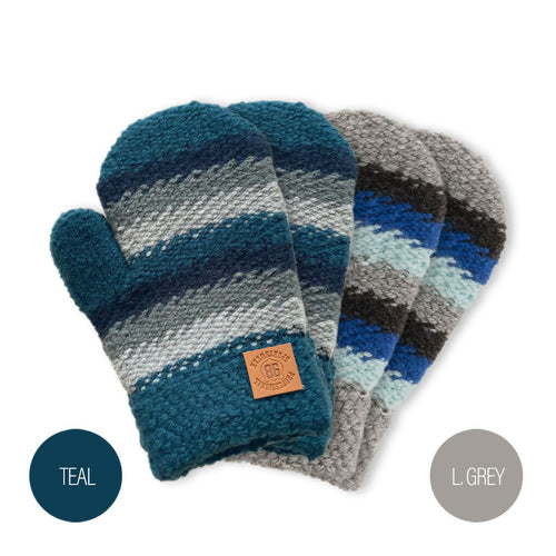 Soft Knit Mittens for Baby or Toddler - 2 Pack Gloves for Kids