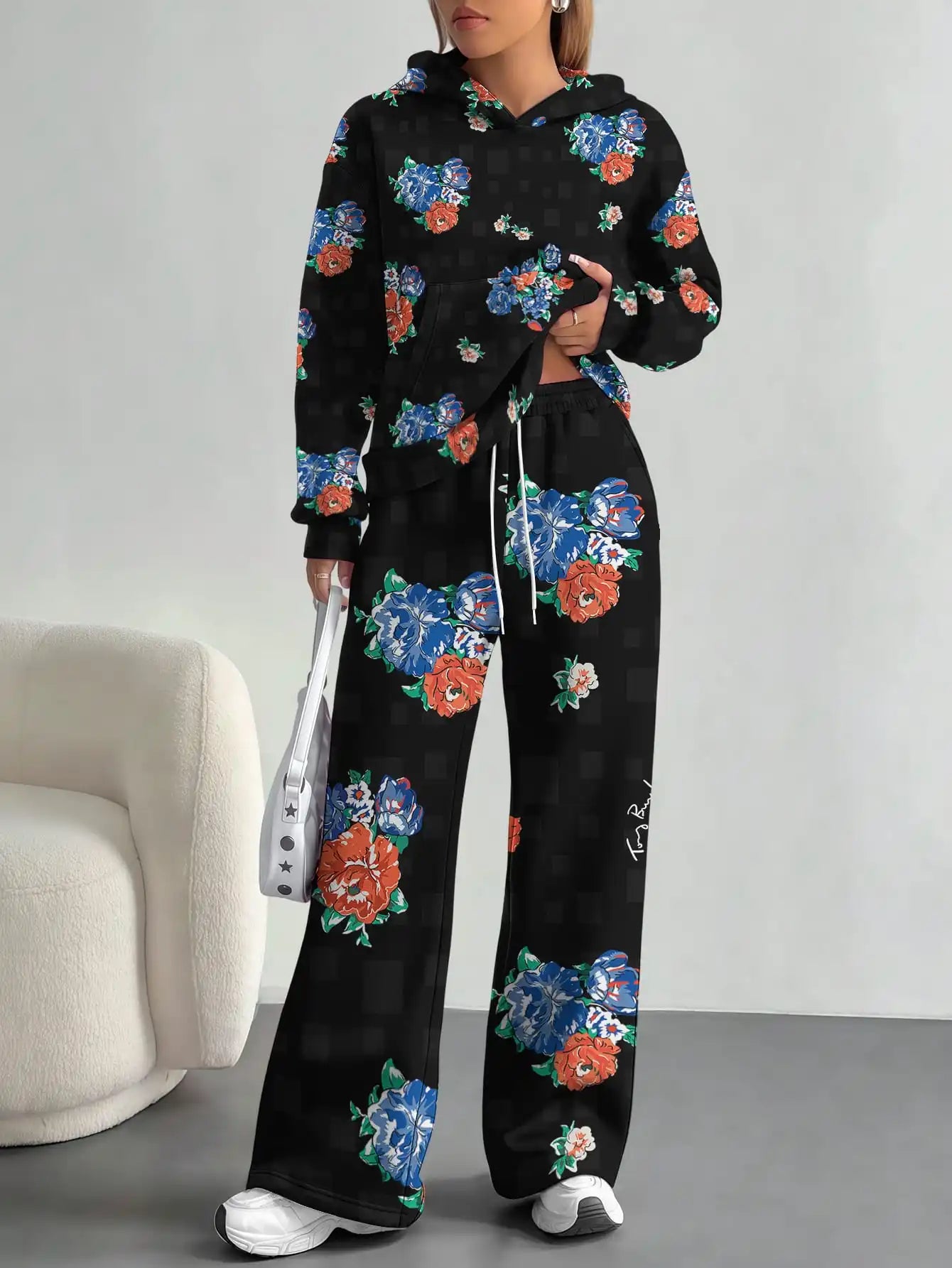floral pattern new hot style autumn and winter new fashion casual suits