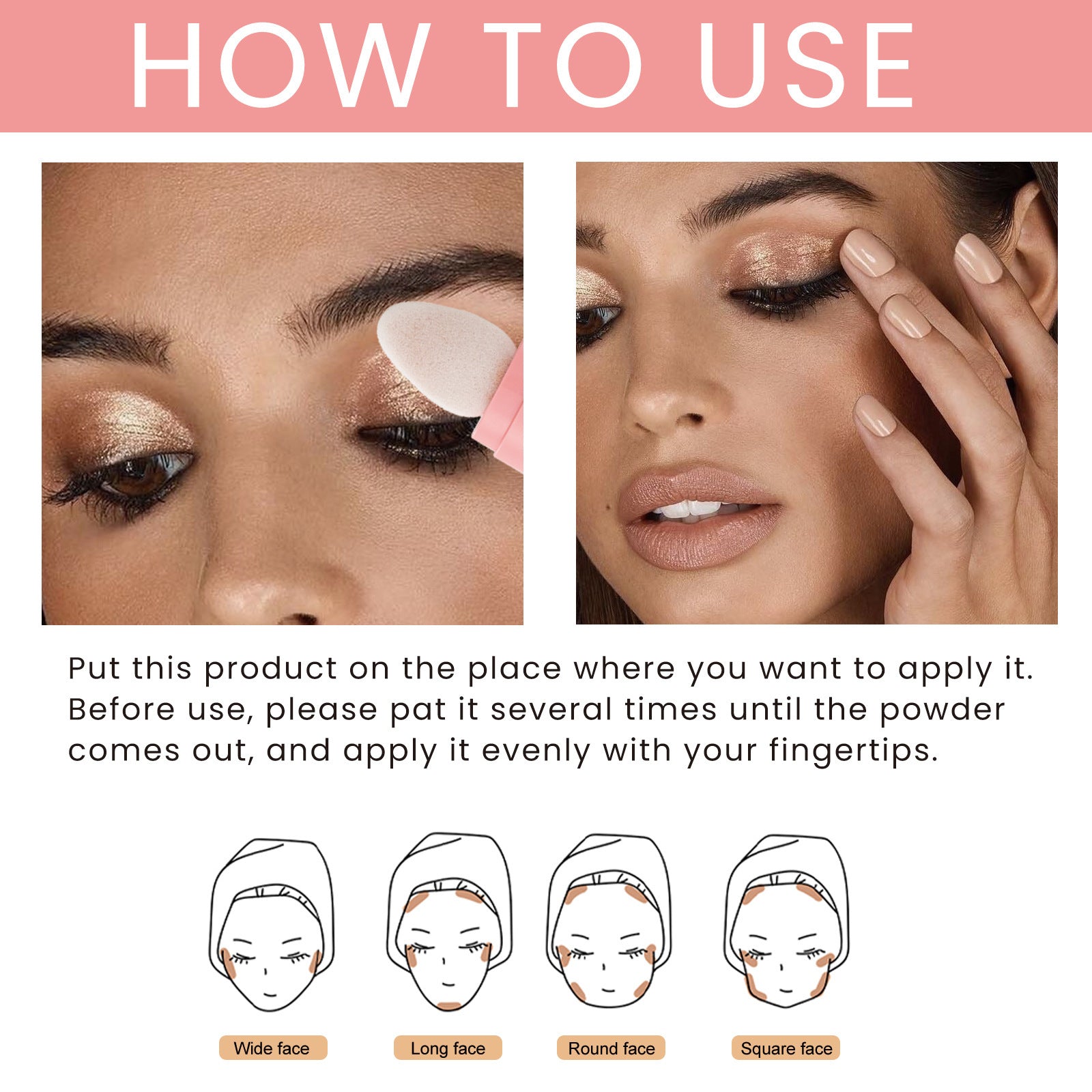 High Light Pat Powder Light High Light Brightening Natural