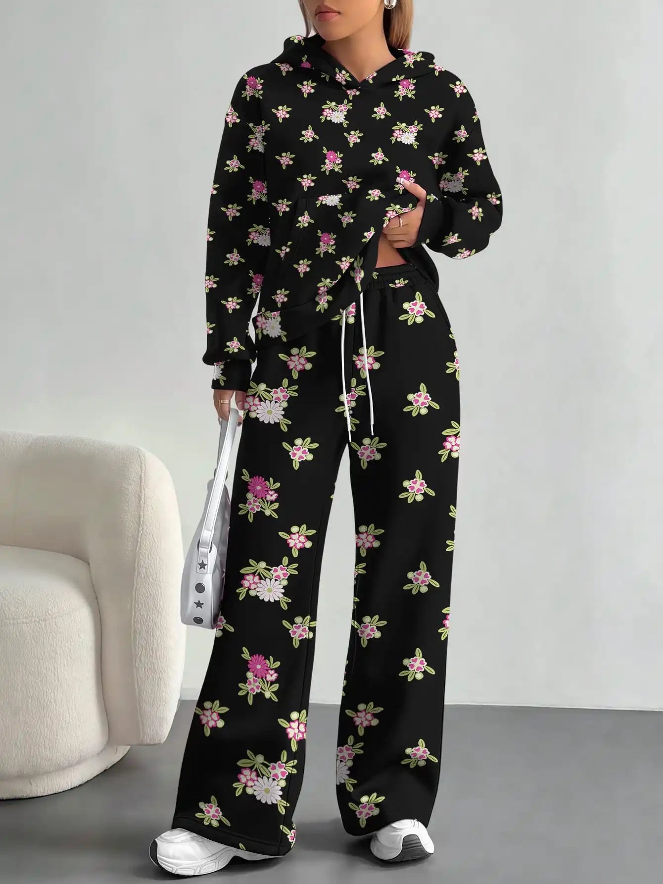 floral pattern new hot style autumn and winter new fashion casual suits