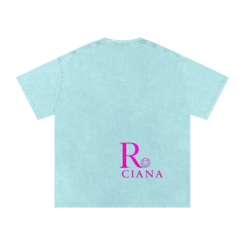 Snow Washed Oversized Cotton T-Shirt Need a break