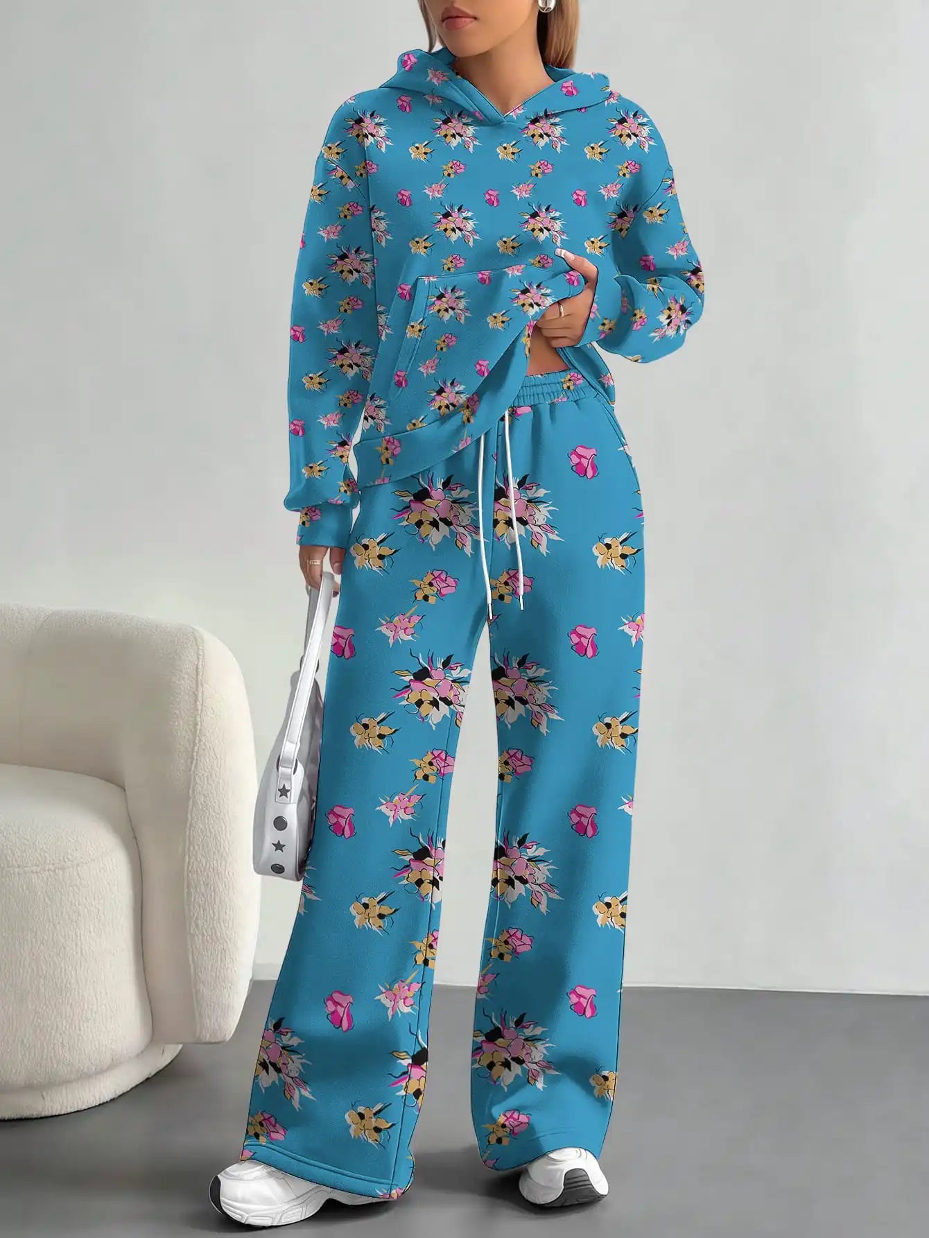 floral pattern new hot style autumn and winter new fashion casual suits