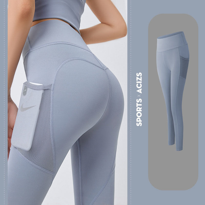 Yoga Pants Women With Pocket Leggings Sport  Gym Leggings Women Tummy Control Jogging Tights Female Fitness Pants