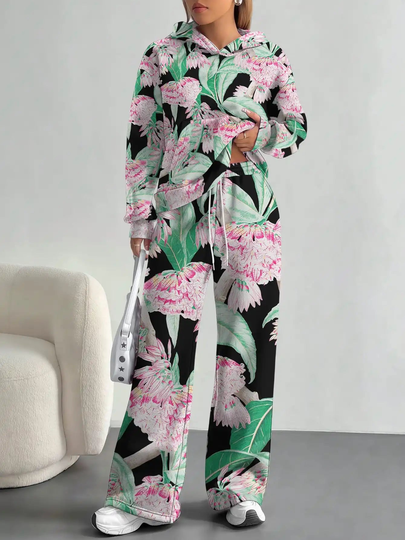 floral pattern new hot style autumn and winter new fashion casual suits