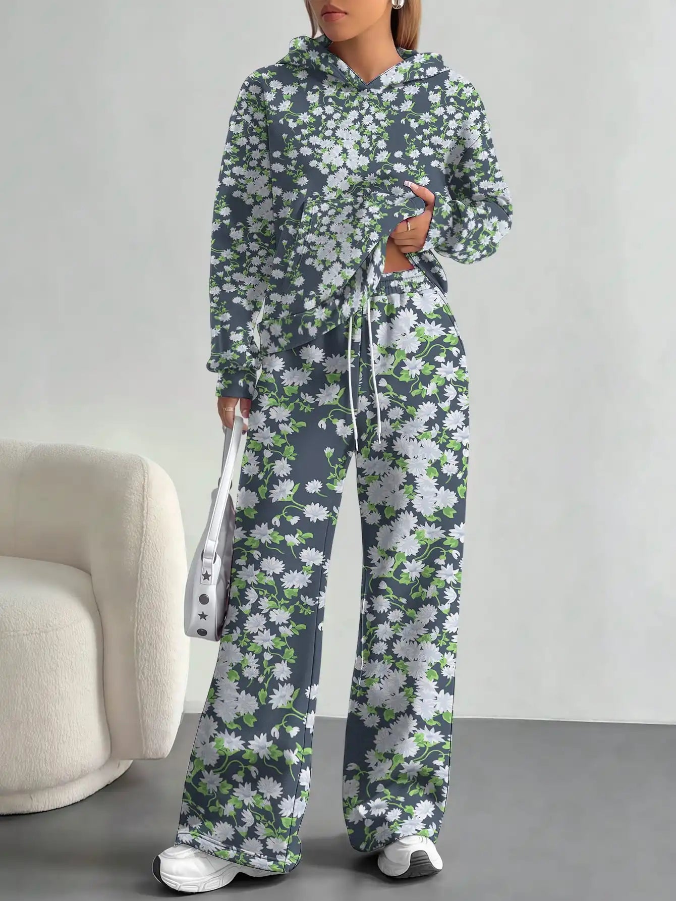 floral pattern new hot style autumn and winter new fashion casual suits