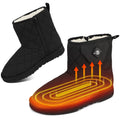 SAVIOR HEAT Heated Boots for Women Heated Foot Warmer for Feet with Toe Warmers Rechargeable Heated Shoes Winter Snow Boots