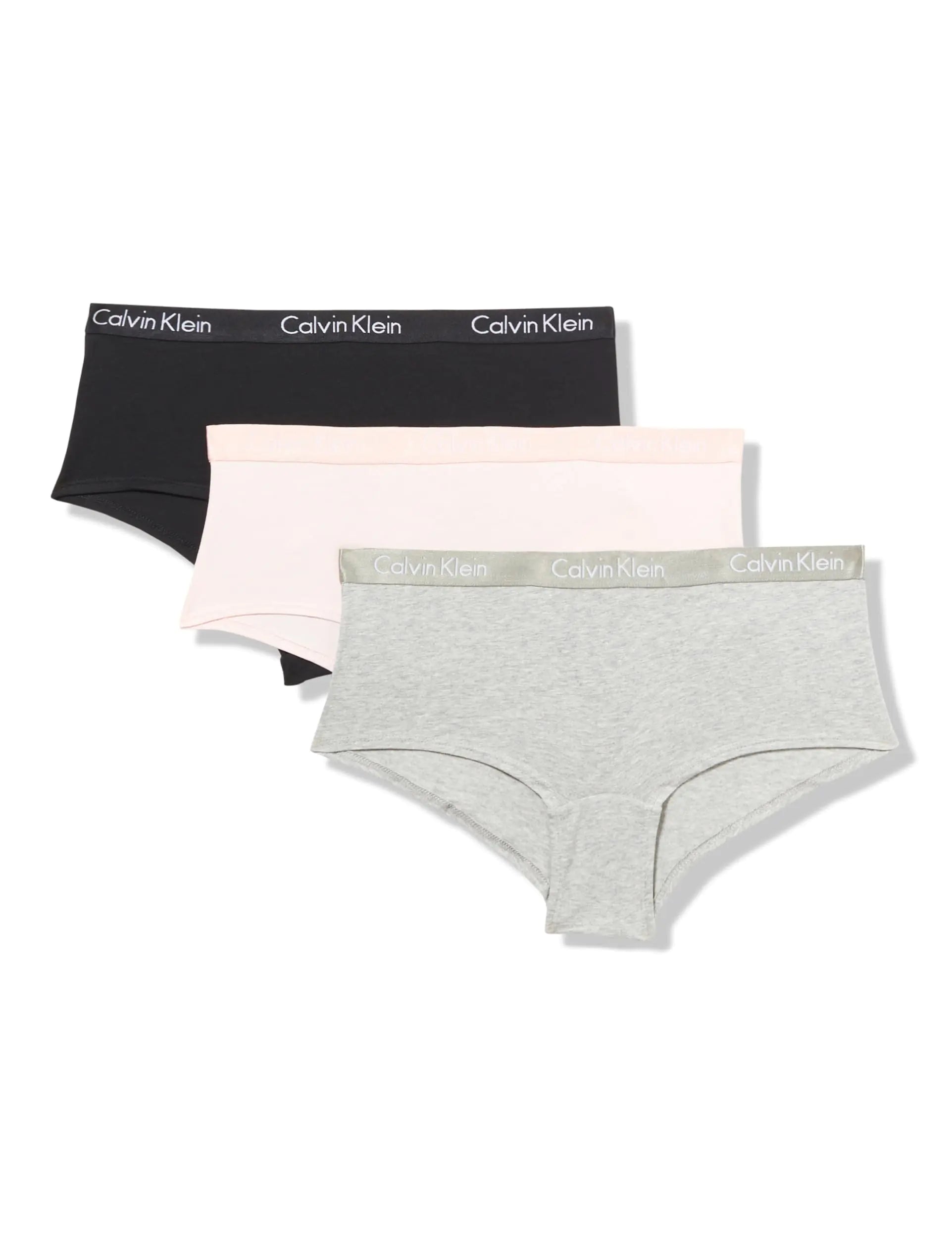 Calvin Klein Motive Cotton Boyshort Panties 3 Pack