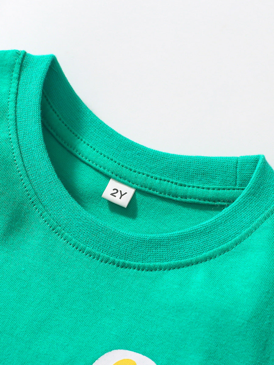 Baby Kids Boys Zebra Design T-Shirt And Shorts 2-Piece Casual Clothing