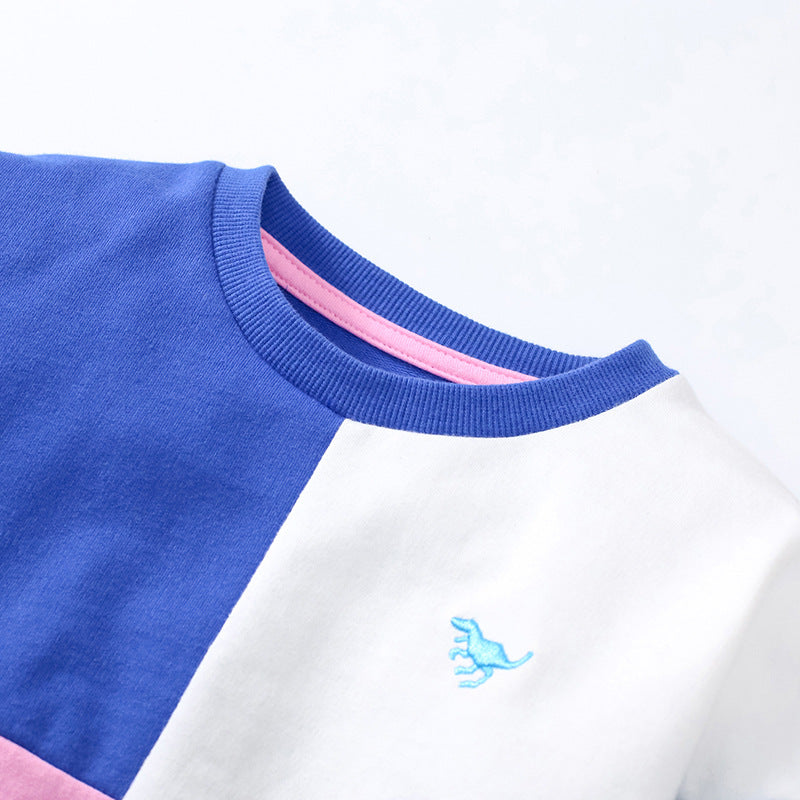 Baby Boy Color Contrast Design Hoodie Clothing Sets