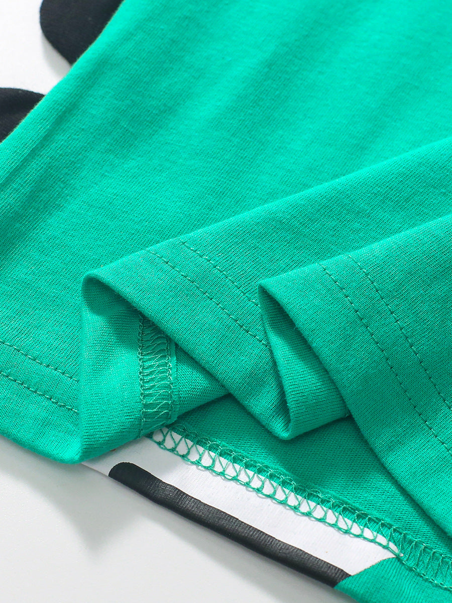 Baby Kids Boys Zebra Design T-Shirt And Shorts 2-Piece Casual Clothing