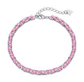 S925 Sterling Silver Hip Hop Zircon Bracelet