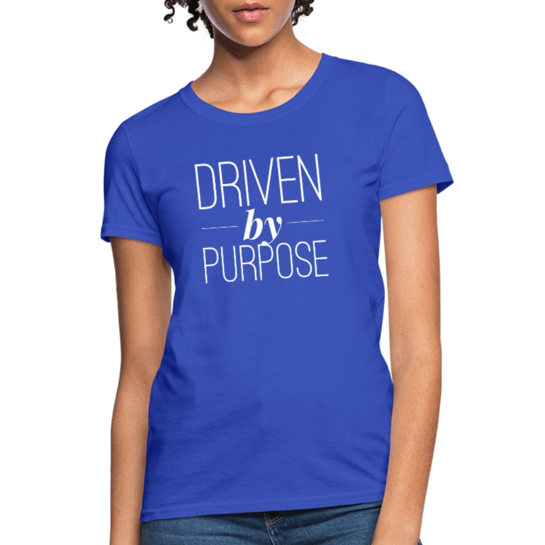 Womens Graphic Tee - Driven by Purpose Print