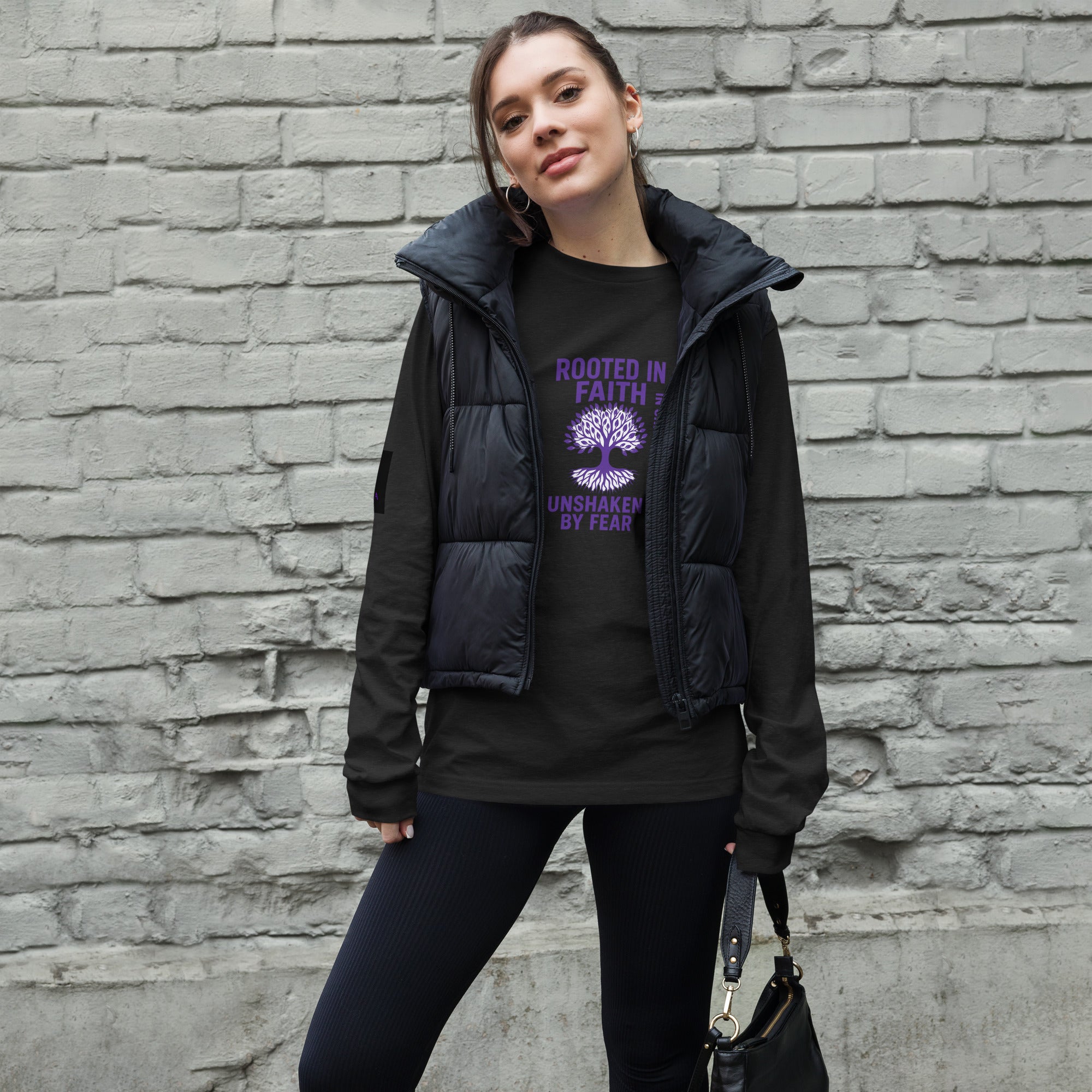 Unisex Long Sleeve Tee rooted in Faith