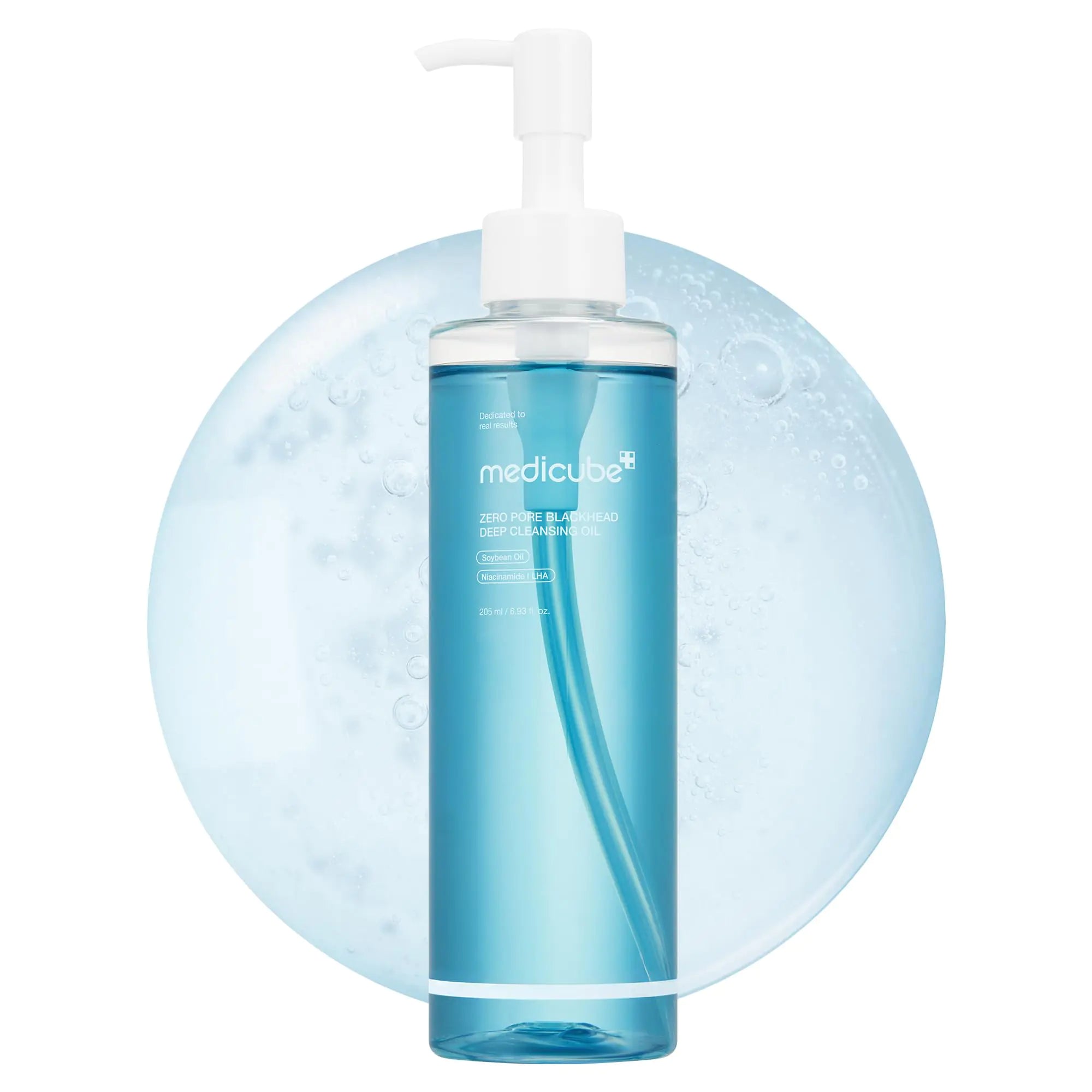 Medicube Zero Pore Blackhead Deep Cleansing Oil | Makeup Remover for all skin types Daily Moisture Facial Cleanser Low-Irritation | Korean Skin Care (205ml / 6.93 fl.oz)